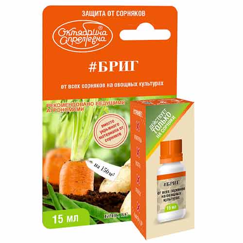 Средство для защиты от сорняков Бриг артикул фото 1 Средство для защиты от сорняков Бриг изображение 1 артикул 85515