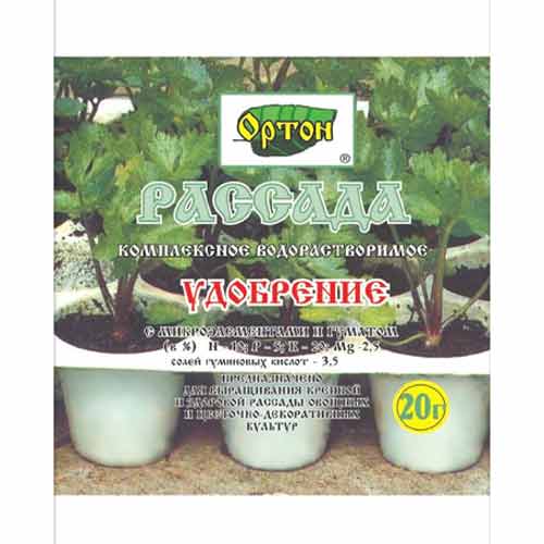 Удобрение с микроэлементами и гуматом Рассада изображение 1 артикул 83276