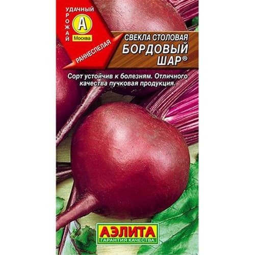 Свекла столовая Бордовый шар Аэлита артикул фото 1 Свекла столовая Бордовый шар Аэлита изображение 1 артикул 98566