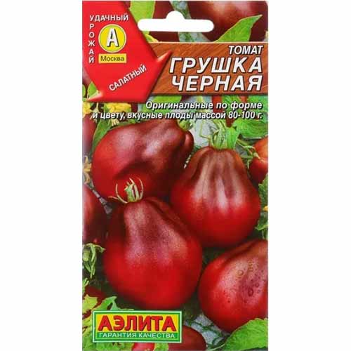 Томат Грушка черная Аэлита артикул фото 1 Томат Грушка черная Аэлита изображение 1 артикул 40232