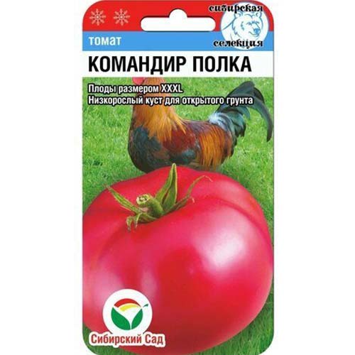 Томат Командир полка Сибирский сад артикул фото 1 Томат Командир полка Сибирский сад изображение 1 артикул 82876