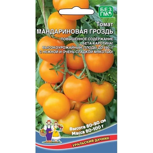 Томат Мандариновая гроздь Уральский дачник изображение 1 артикул 94715