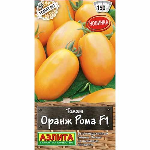 Томат Оранж Рома F1 Аэлита изображение 1 артикул 40240