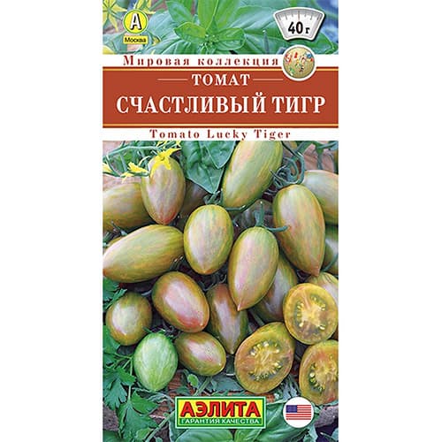 Томат Счастливый тигр Аэлита артикул фото 1 Томат Счастливый тигр Аэлита изображение 1 артикул 98731