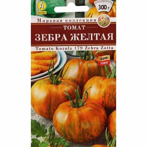 Томат Зебра желтая Аэлита артикул фото 1 Томат Зебра желтая Аэлита изображение 1 артикул 40234