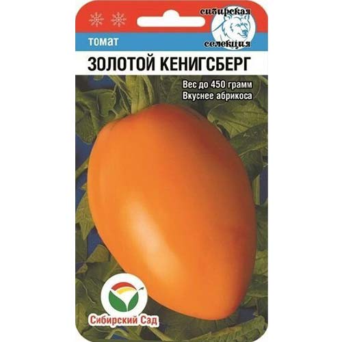 Томат Золотой Кенигсберг Сибирский сад артикул фото 1 Томат Золотой Кенигсберг Сибирский сад изображение 1 артикул 82867