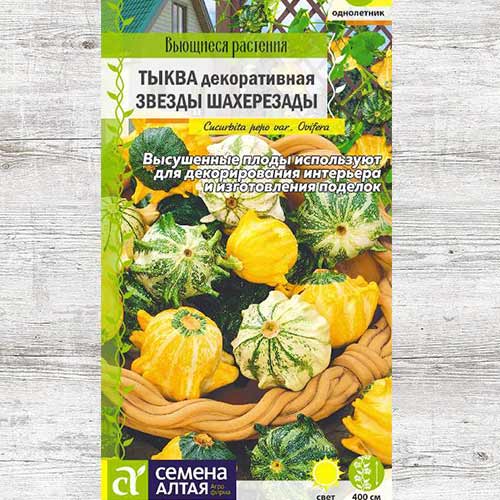 Тыква декоративная Звезды Шахерезады, смесь окрасок изображение 1 артикул 81797
