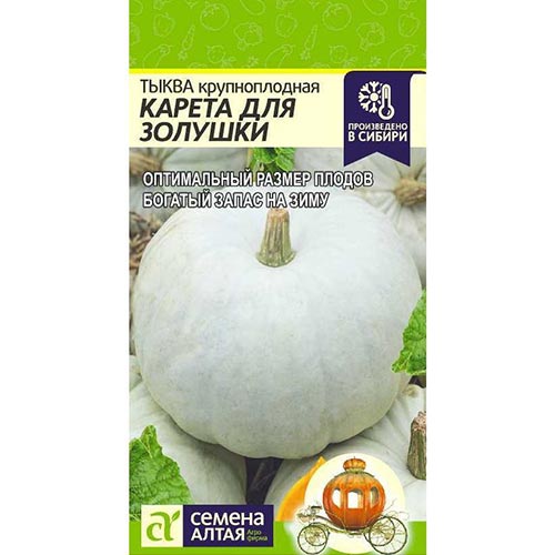 Тыква Карета для Золушки Семена Алтая изображение 1 артикул 94094