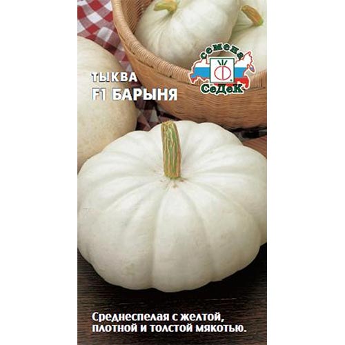 Тыква мускатная Барыня F1 Седек изображение 1 артикул 93592