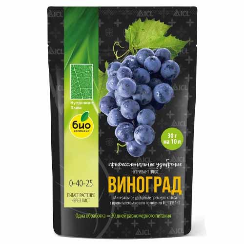 Удобрение БИО-комплекс Нутривант Плюс Виноград артикул фото 1 Удобрение БИО-комплекс Нутривант Плюс Виноград изображение 1 артикул 87945
