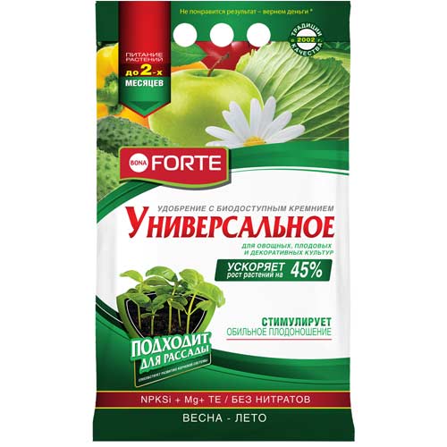 Удобрение Bona Forte универсальное Весна-Лето изображение 1 артикул 85480