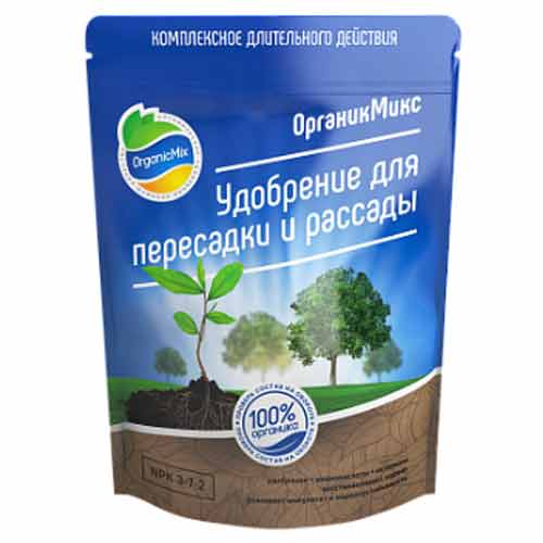 Удобрение Органик Микс для пересадки и рассады изображение 1 артикул 78374