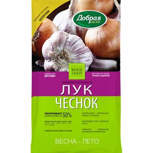 Удобрение Добрая сила лук - чеснок изображение 1 артикул 85493