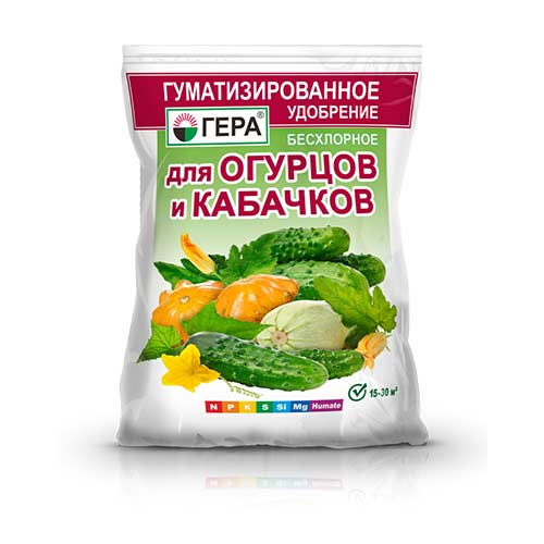 Удобрение Гера для огурцов и кабачков гуматизированное изображение 1 артикул 85333