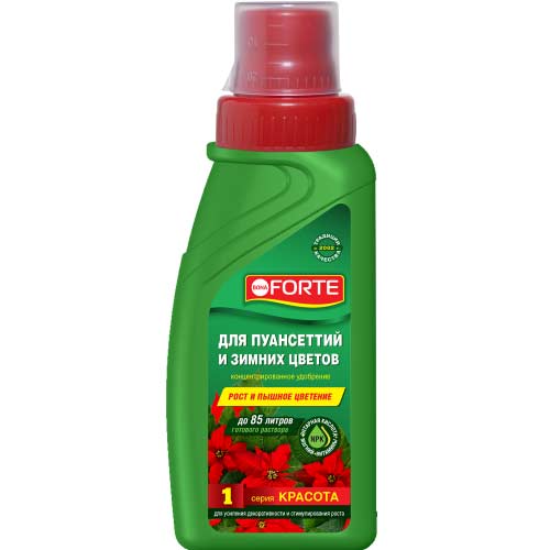 Удобрение Красота для пуансеттий и цветущих зимой растений изображение 1 артикул 84074