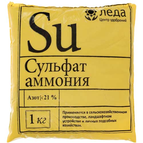 Удобрение Леда Сульфат аммония изображение 1 артикул 85371