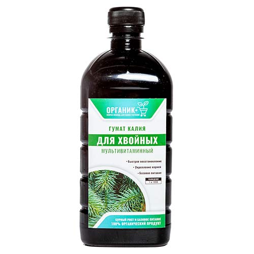 Удобрение Органик+ Гумат для Хвойных культур изображение 1 артикул 96855