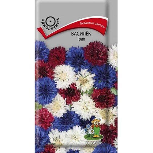 Василек Трио, смесь окрасок Поиск изображение 1 артикул 92918