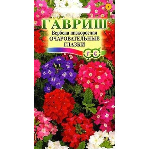 Вербена Очаровательные глазки, смесь окрасок Гавриш артикул фото 1 Вербена Очаровательные глазки, смесь окрасок Гавриш изображение 1 артикул 85588