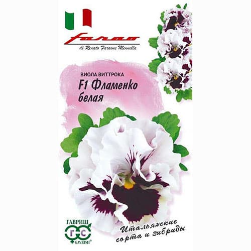 Виола Виттрока Фламенко белая F1 Гавриш изображение 1 артикул 73690
