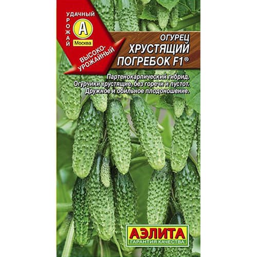 Огурец Хрустящий погребок F1 Аэлита изображение 1 артикул 98431