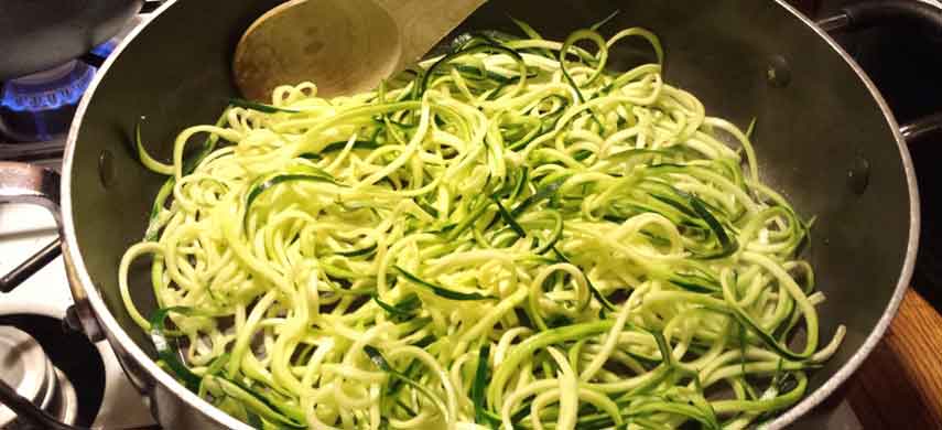 Как приготовить спагетти из цуккини